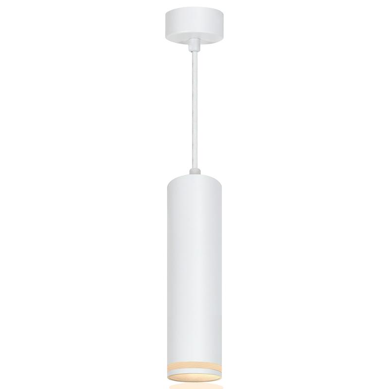 Светильник потолочный на подвесе MR16 35W 230V, белый D55*H200 ML1708 Barrel LUNA | 48081 | FERON — миниатюра 3