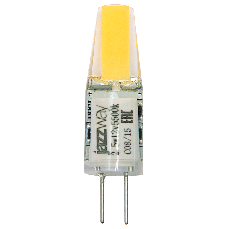 Лампа светодиодная LED 3Вт G4 220В 3000К PLED-G4 COB капсульная | 2857446 | Jazzway — Jazzway