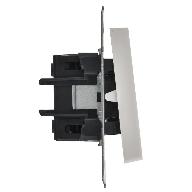 BRITE Выключатель 1-клавишный 10А ВС10-1-0-БрБ белый | BR-V10-0-10-K01-PRO | IEK — миниатюра 5