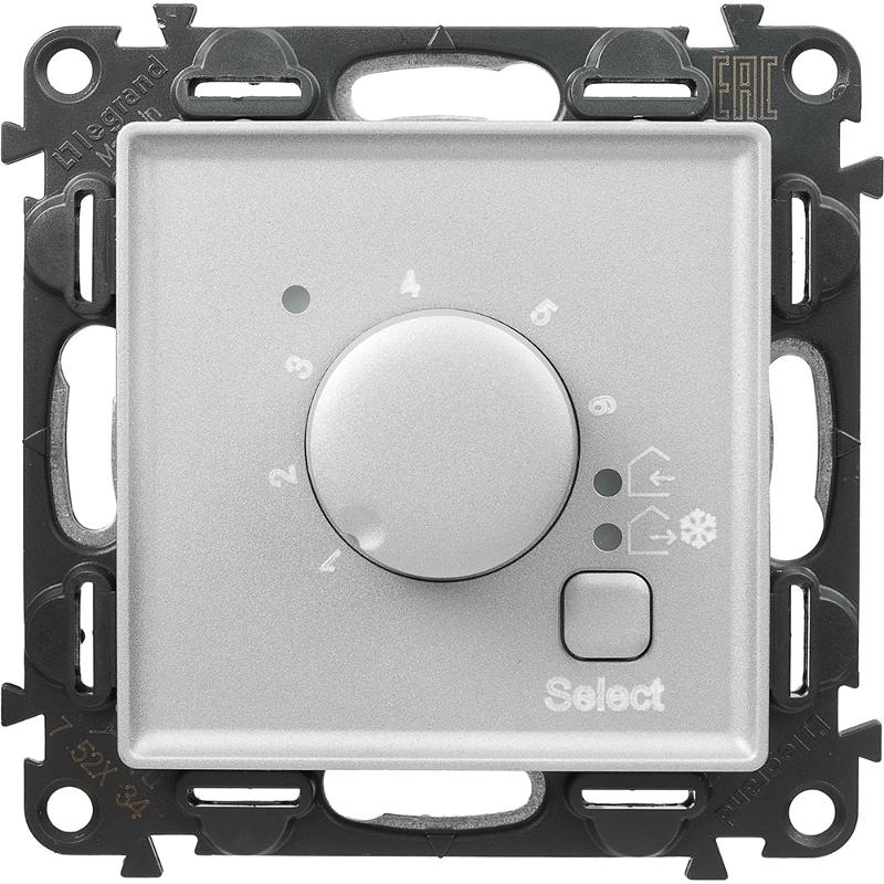 Valena LIFE DIY Алюминий Регулятор тёплого пола 16А 250В — миниатюра 4