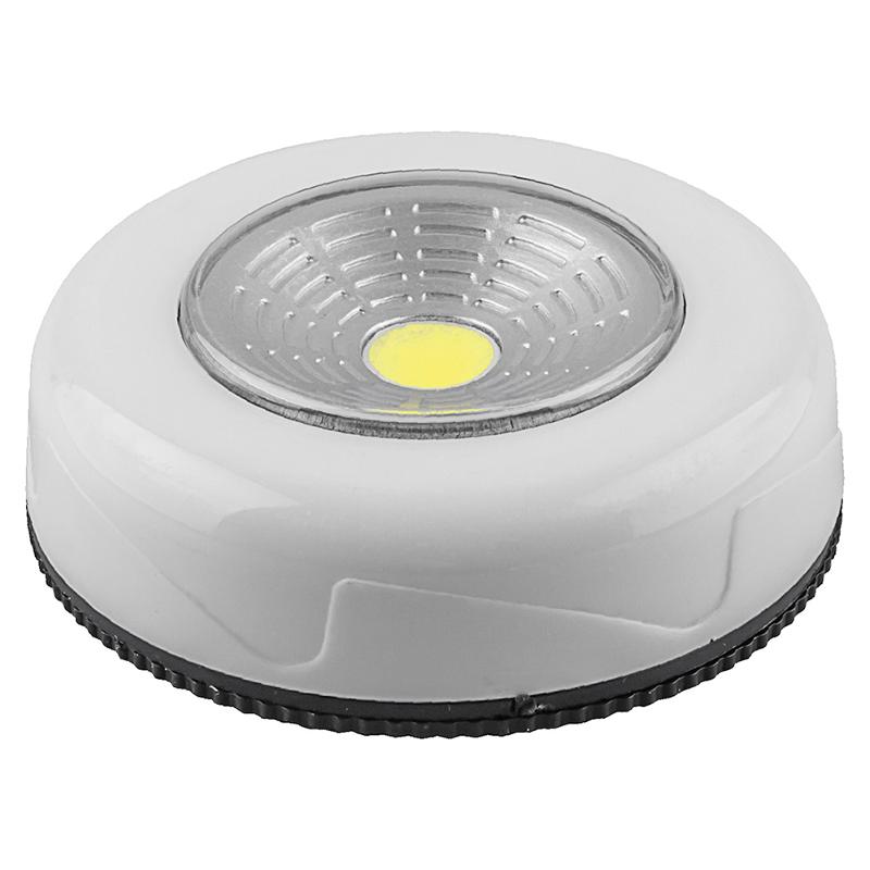 Светильник светодиодный-кнопкаFN1204 1LED 2W (1шт в блистере) 120Lm, 69*25мм, белый | 23373 | FERON — фото 1 | Sento