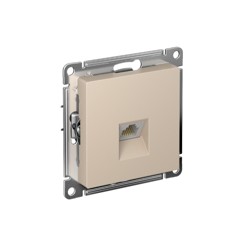 AtlasDesign Песочный Розетка компьютерная RJ45, кат. 5Е, механизм | ATN001283 | SE — Systeme Electric