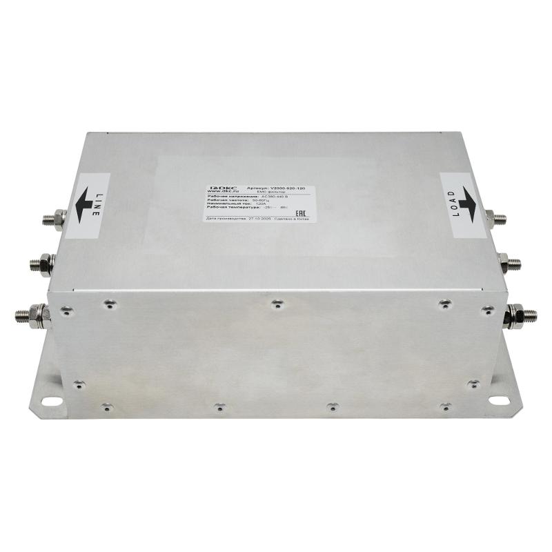 3-х фазный ЭМС фильтр для преобразователей частоты серии V2000 | V2000-920-120 | DKC — миниатюра 2