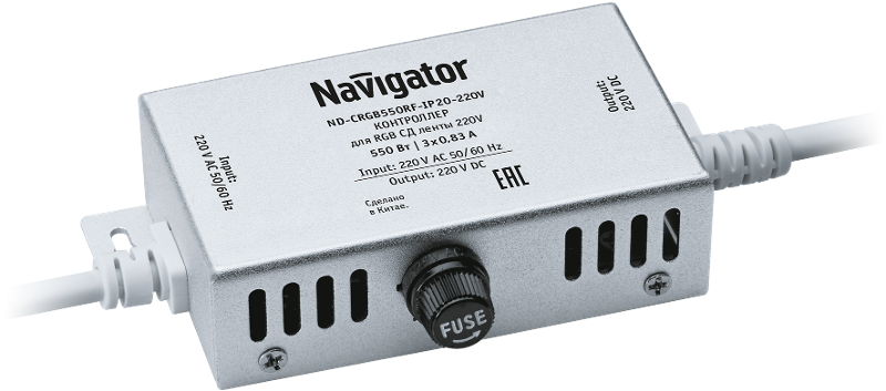 Контроллер 14 523 ND-CRGB550RF-IP20-220V |14523 |Navigator — Navigator