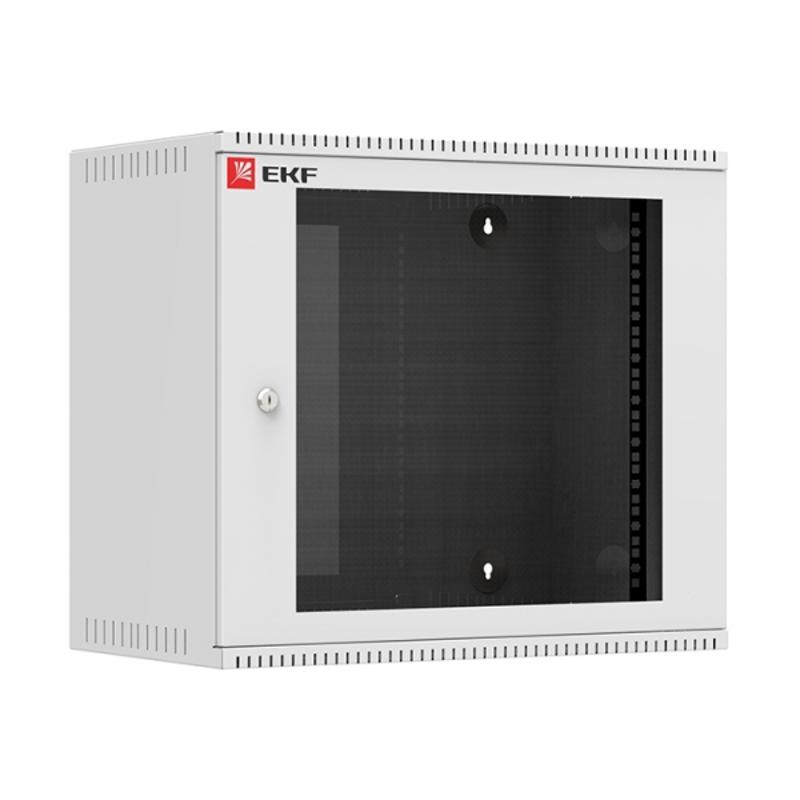Шкаф телекоммуникационный настенный 9U (600х350) дверь стекло, Astra A серия EKF Basic  |  ITB9G350 |  EKF  — EKF