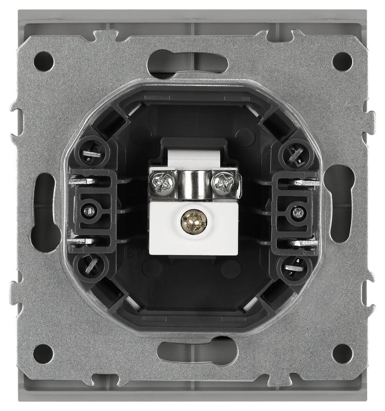 Розетка Arktik 16-3101-03 TV одиночная алюминий | Б0070466 | ЭРА — миниатюра 4