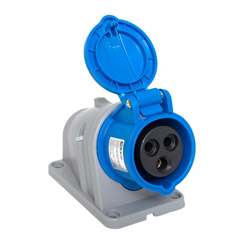 Розетка стационарная наружная 113 2Р+РЕ 16А 220В IP44 EKF PROXIMA | ps-113-16-220-PRO | EKF — миниатюра 21