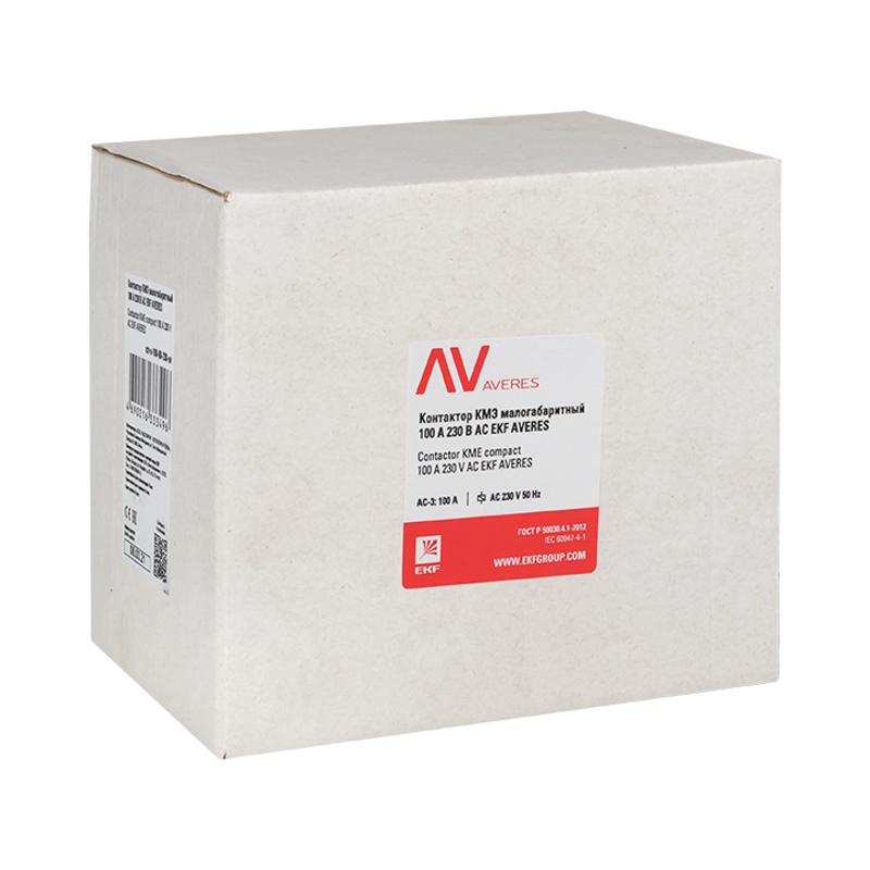 Контактор КМЭ 100А 400В АС EKF AVERES | ctr-s-100-00-400-av | EKF — миниатюра 4