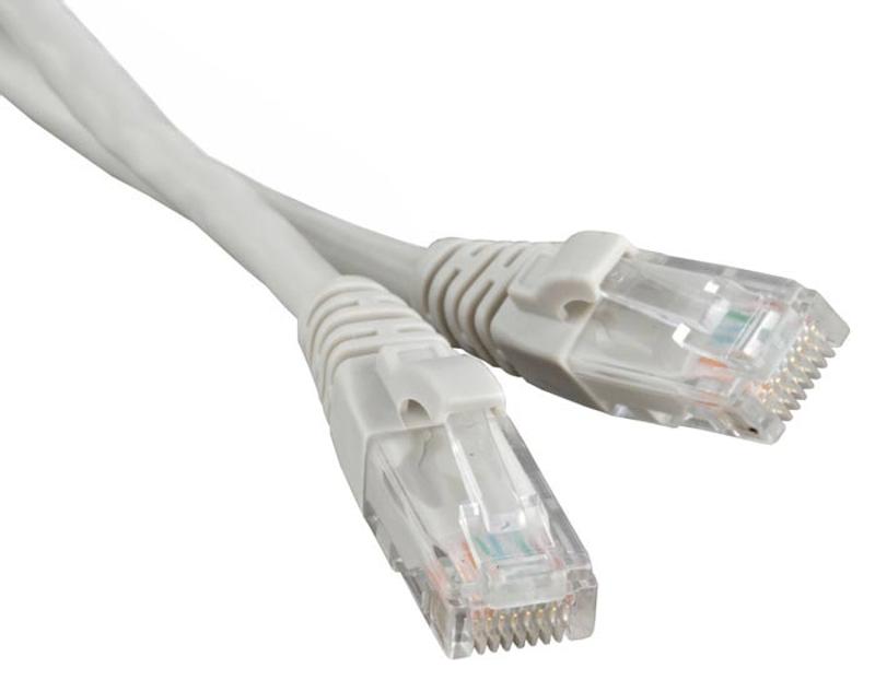 Коммутационный шнур (патч-корд), кат.5Е UTP, 10м, серый | PC01-C5EU-10M | ITK — миниатюра 2