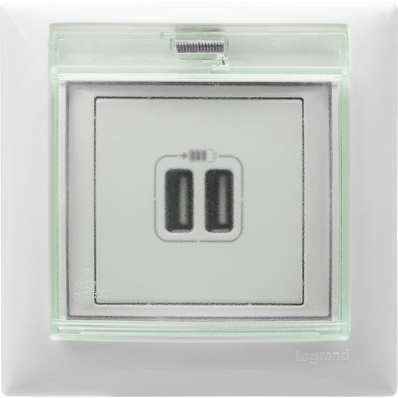 Valena Белый Розетка 2-ая USB — миниатюра 6
