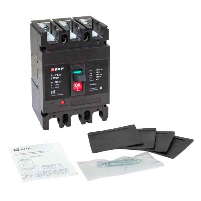 Выключатель автоматический LS250 25кА 3P 225А ProPact | mccb-250-25-3-225-ls | EKF — миниатюра 18