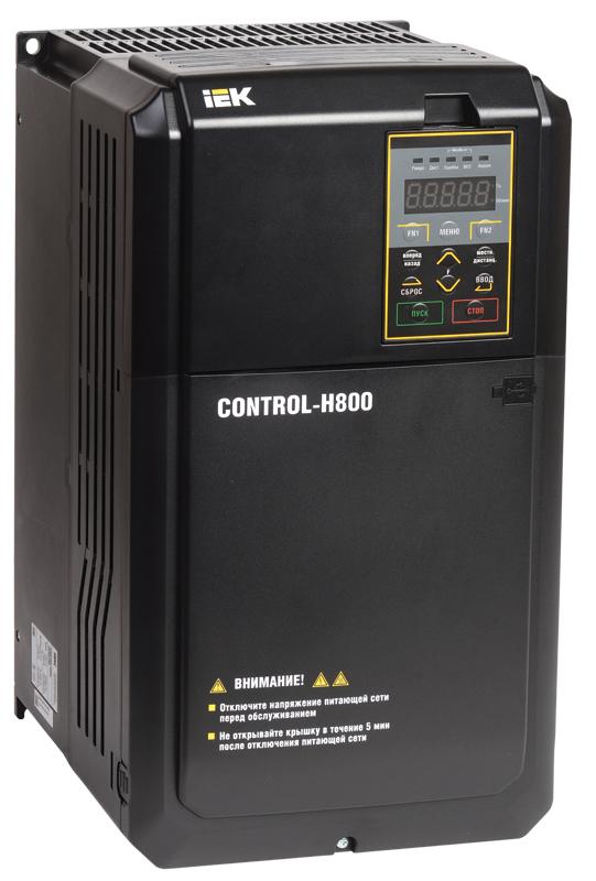 Преобразователь частоты CONTROL-H800 380В, 3Ф 7,5-11 kW   | CNT-H800D33FV075-11TE | IEK — миниатюра 2