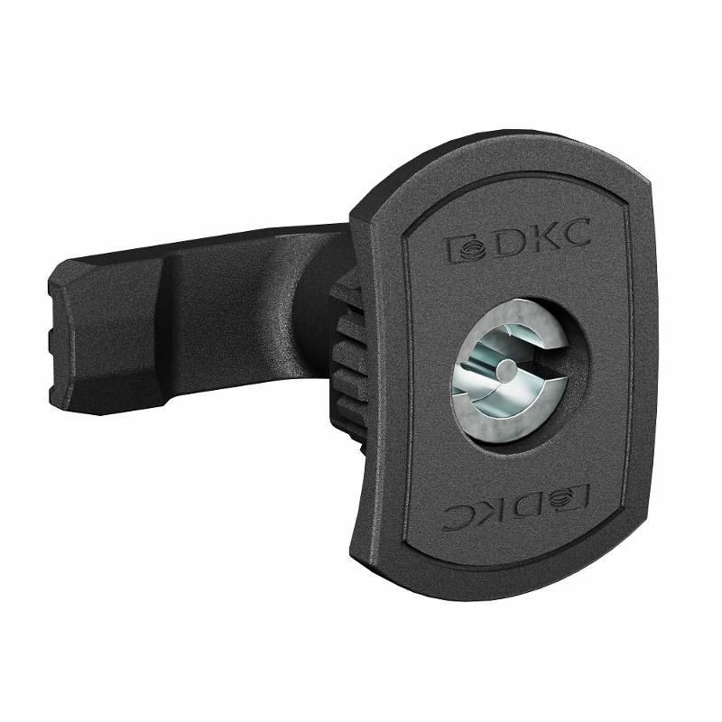 Замок для корпусов ST CE двойная бородка 3мм черный | R5CE208 | DKC — миниатюра 1