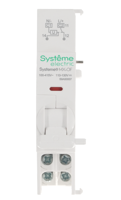 MX+OF Расцепитель независимый с контактом сигнализации 100-415В AC Systeme9 | S9A50007 | SE — миниатюра 2