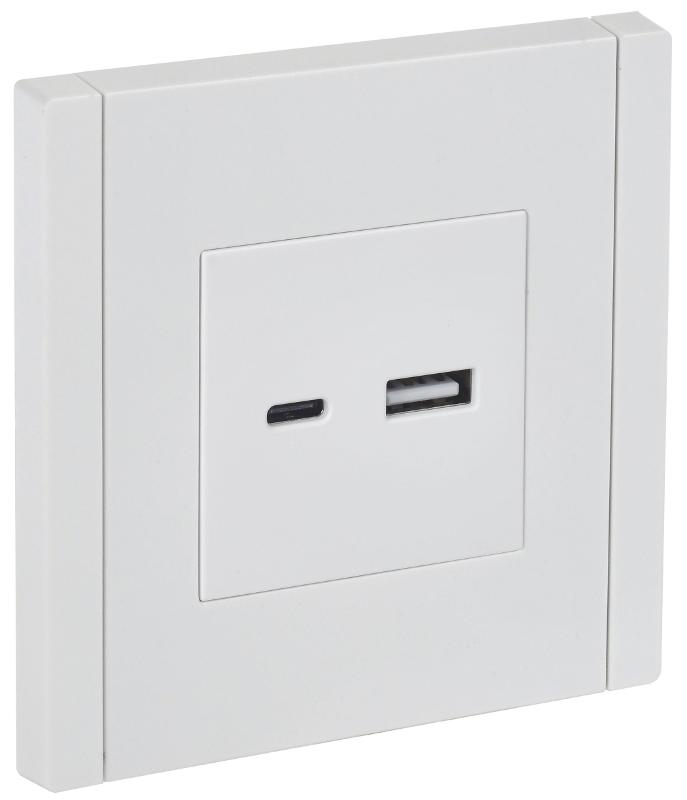 FORTE&PIANO Розетка USB A+C 3,1А FP250 белый | FP-U22-D31-K01 | IEK — IEK (ИЭК)