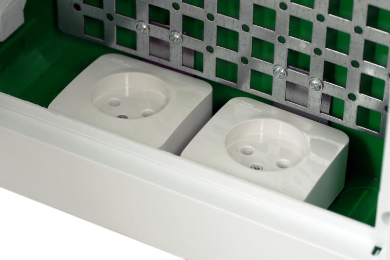 City9 Box IT корпус встраиваемый с проз дв. 3ряд/36мод 2 розетки | EZ9E312S2FIT | SE — миниатюра 3
