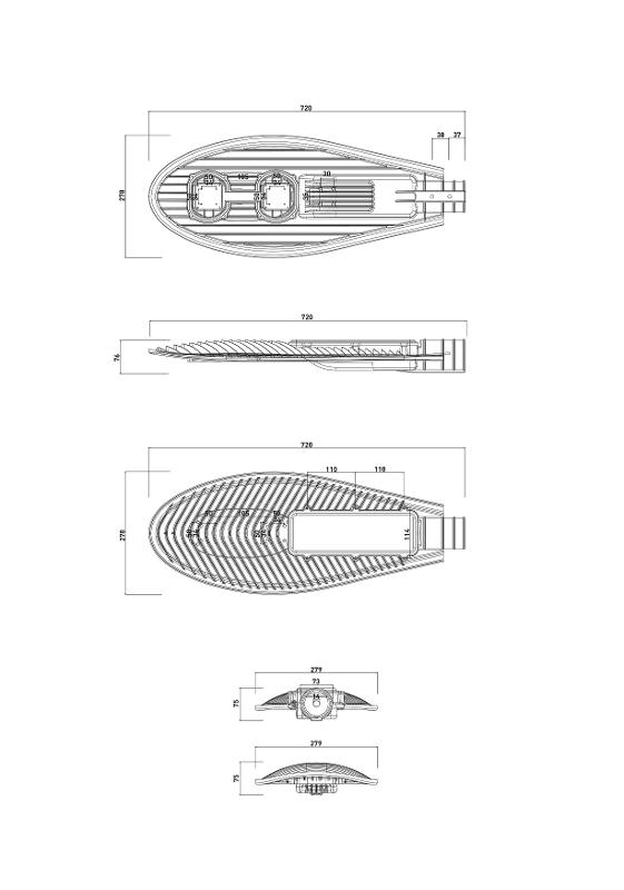 Светильник светодиодный консольный уличный ДКУ SPP-5-100-5K-W 100Вт 15000лм 5000К КСС "Ш-aб" IC-COB 48-60мм (40) | Б0029443 | ЭРА — миниатюра 5