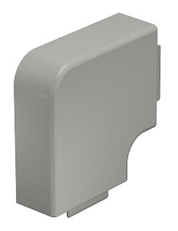 Крышка плоского угла кабельного канала WDK 40x90 мм (ПВХ,серый) (WDK HF40090GR) | 6021336 | OBO Bettermann — миниатюра 2
