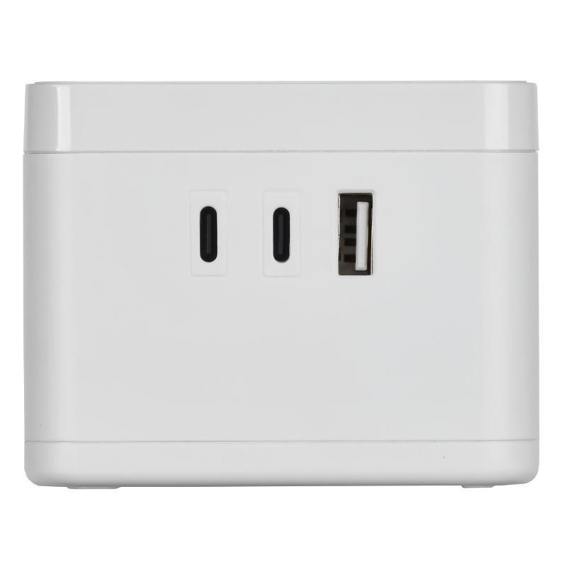 DOMINIC Удлинитель Qi10Вт У02К 1,3м 3х1мм2 USB A+C бел | DN-YP31-16-02-01-ZKU-K01 | IEK — миниатюра 3