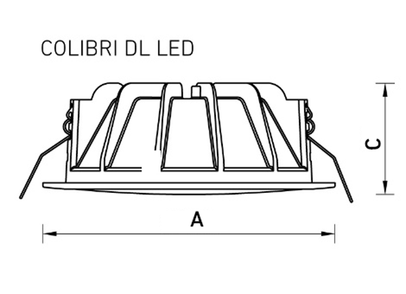 Светильник светодиодный COLIBRI DL LED 15 EM 4000K | 1170001690 | Световые Технологии — миниатюра 2