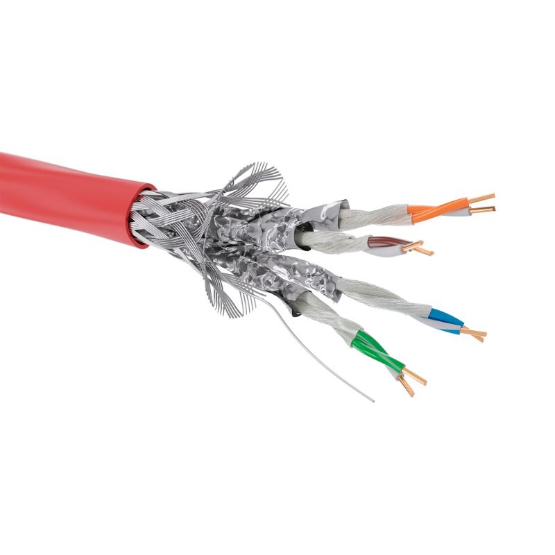 Кабель CAT 6A, S/FTP, нг(А)-FRHF, бухта 500м, красный | RN6ASFA04RD | DKC — DKC (ДКС)