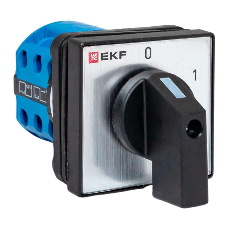 Переключатель кулачковый ПК-1-14 10А 4P «0-1» IP65 | pk-1-14-10-65 | EKF — EKF