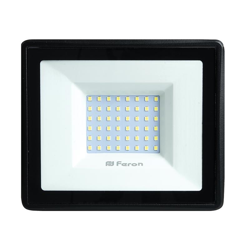 Прожектор светодиодный  LL-931 70W 6400K IP65 AC220V/50Hz, черный 167*198*28 мм | 41551 | Feron — миниатюра 2