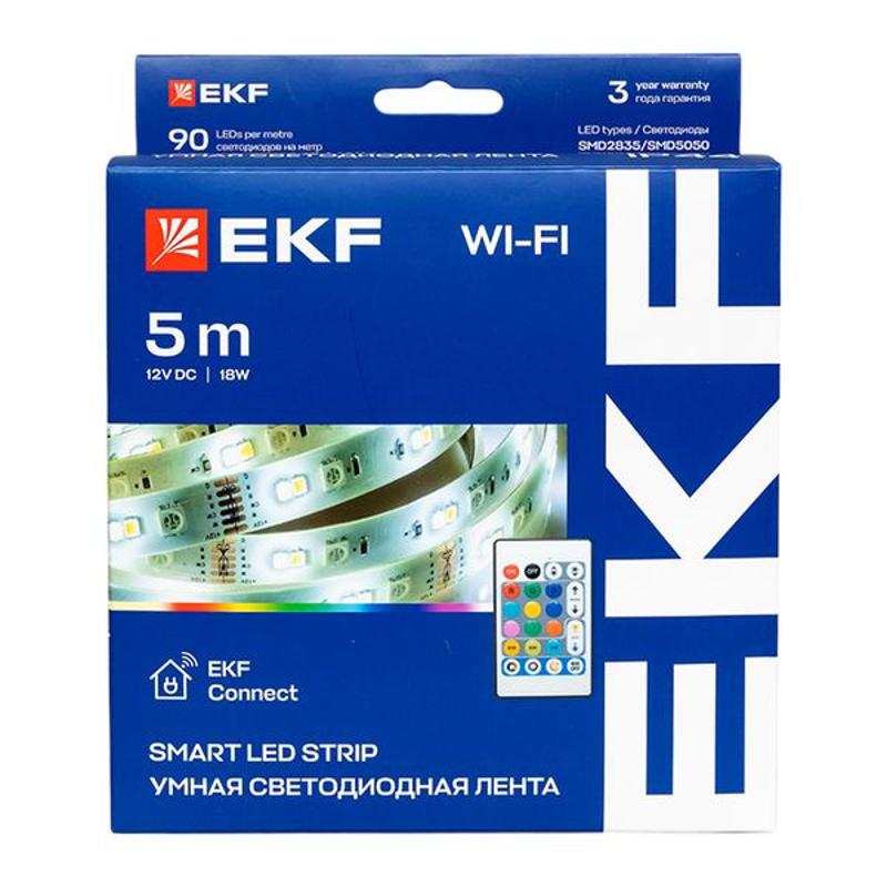 Умная светодиодная лента EKF Connect RGBW 5m | slswf-5-rgbw | EKF — миниатюра 30