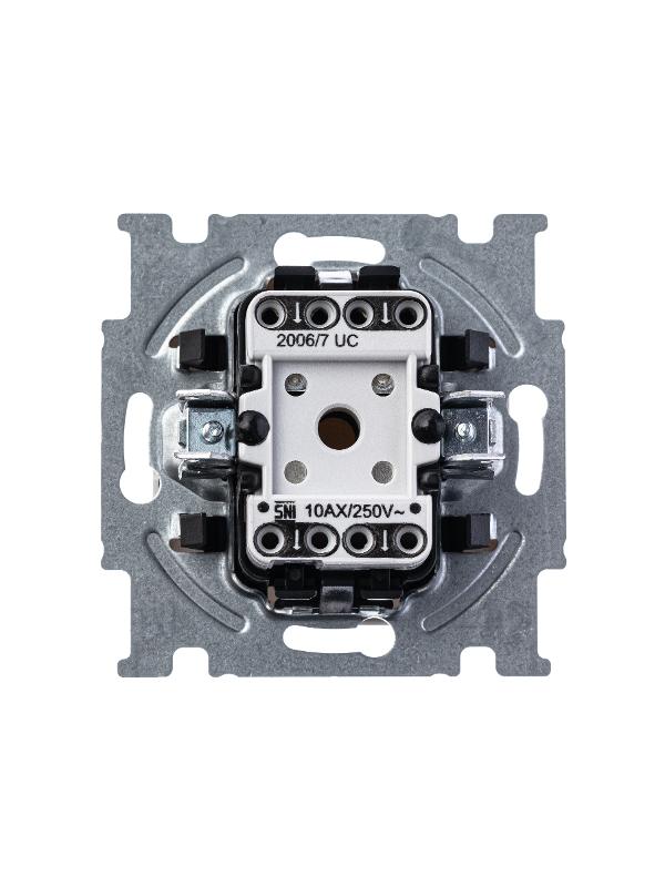 ABB Basic 55 Альп. белый Выключатель перекрёстный 1-клавишный | 1012-0-2145  | 2CKA001012A2145 | ABB — миниатюра 4