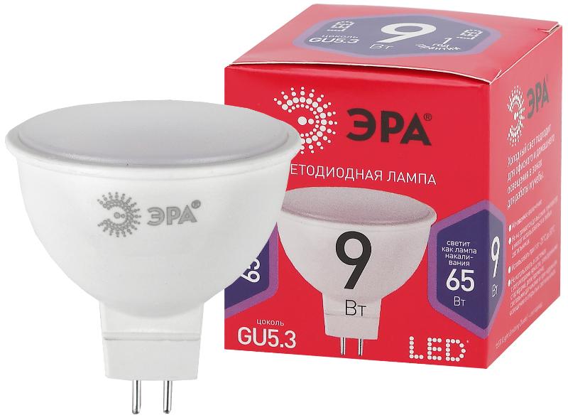 Лампа светодиодная ЭКО LED MR16-9W-865-GU5.3 R (диод, софит, 9Вт, хол, GU5.3) | Б0045353 | ЭРА — ЭРА (Энергия света)