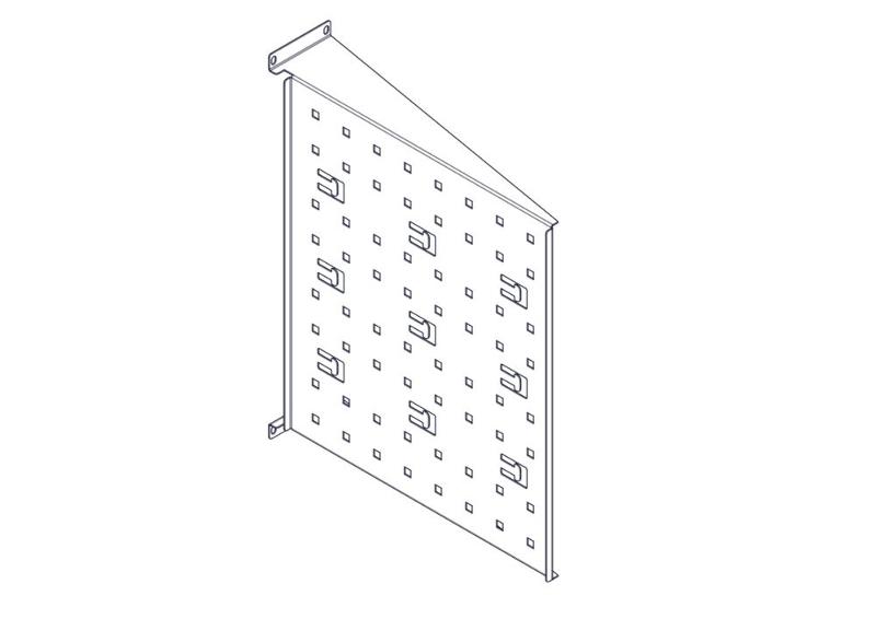 Фиксированная полка Systeme Electric, серия Uniprom, 2U, 450мм, до 15кг | UT8105 | SE — миниатюра 10