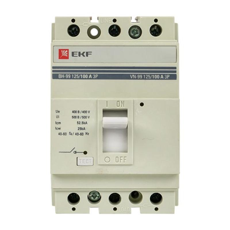 Выключатель нагрузки ВН-99 125/100А 3P EKF PROxima | sl99-125-100 | EKF — миниатюра 5
