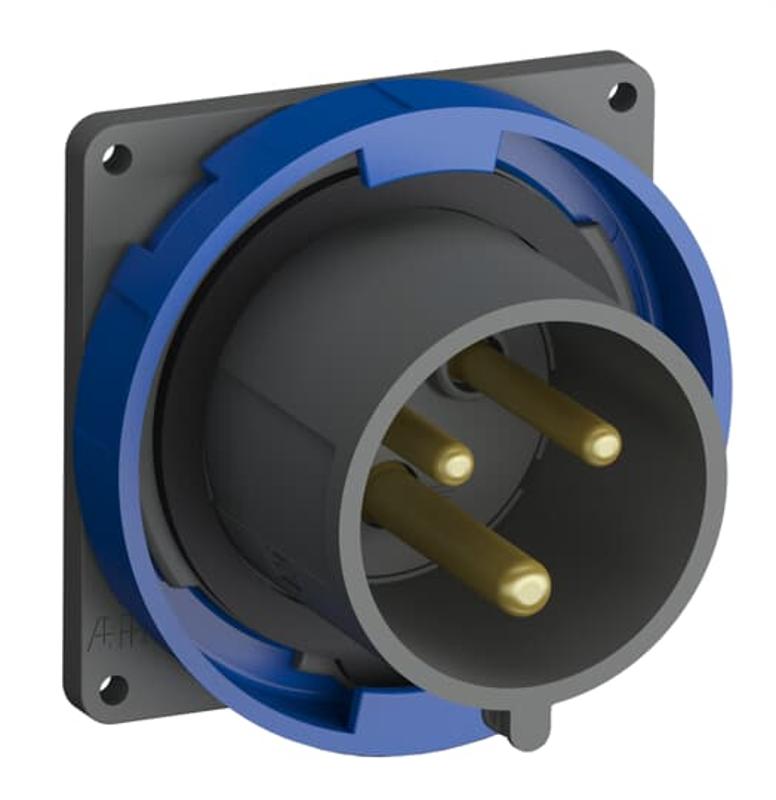 Вилка с прямым фланцем Easy&Safe 232EBU6W,32A,2P+E,IP67,6ч|2CMA101275R1000| ABB — ABB