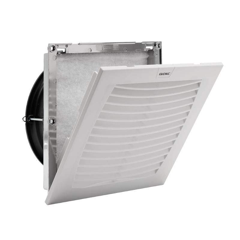 Вентилятор с фильтром ЭМС 200 м3/ч, 230В AC, 204х204 мм, IP54 | R5MCV20230 | DKC — миниатюра 3