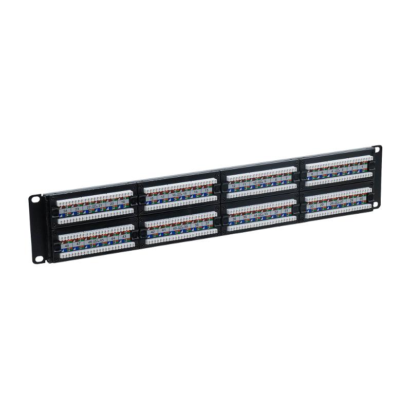 Патч-панель 19",2U,CAT6, 48 портов RJ45, неэкранированная | RN6PPU242 | DKC — миниатюра 2