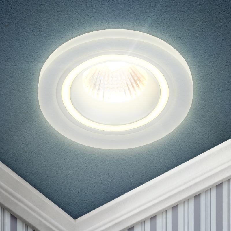 Светильник встраиваемый декоративный DK90 WH MR16/GU5.3 белый | Б0054358 | ЭРА — фото 1 | Sento