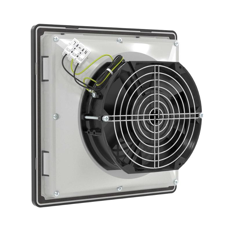 Вентилятор с фильтром RV 670/730 м3/ч, 230 В, 325x325 мм, IP54, RAL9005 | R5RV20230PB | DKC — миниатюра 2
