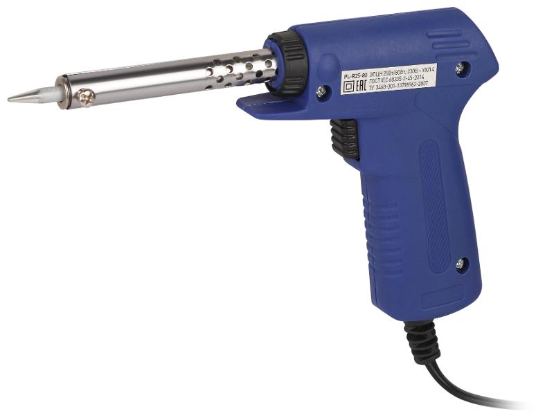 Паяльник ЭРА PL-R25-80W ЭРА пистолетного типа, двухрежимный 25Вт/80 Вт 230 В  | Б0063012 | ЭРА — миниатюра 3
