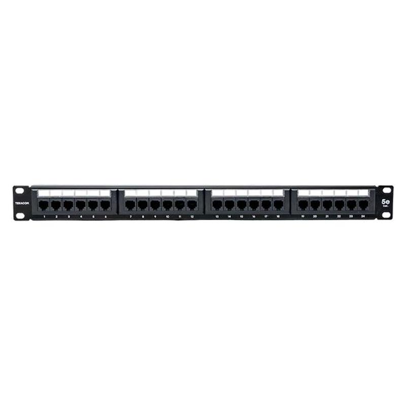 Патч-панель TERACOM 19'' Cat.5E 1U неэкранирован UTP 24 порта RJ-45 110 IDC с органайзером | TRC-PPNL-5EUTP-C1U24 | EKF — миниатюра 6
