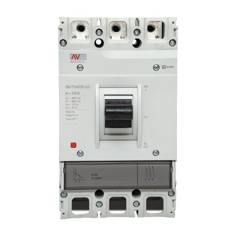 Выключатель автоматический AV POWER-3/3 315А 100kA TR AVERES | mccb-33-315H-TR-av | EKF — миниатюра 4