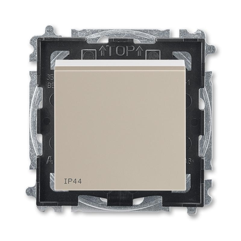 ABB Levit Кофе макиато / белый Переключатель кнопочный 1-кл. IP44 | 3559H-A86940 18 | 2CHH598940A4018 | ABB — ABB