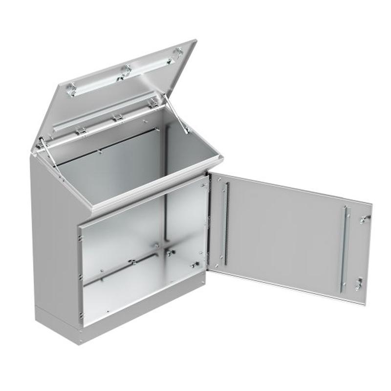 Пульт управления напольный "Inox" AISI304 TP10 IP55 (960х1000х400)|mb-inox-96-100-40|EKF — миниатюра 6