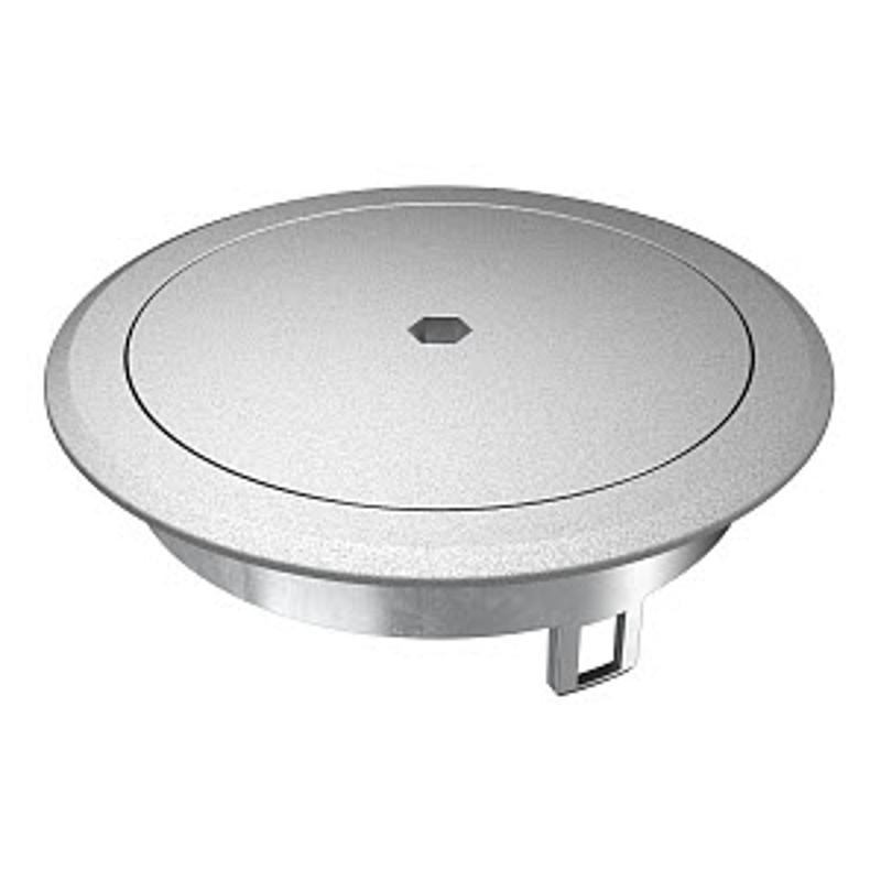 Лючок GES R2B 40х140 мм (для монтажных оснований, хром.) с ключом (GES R2B Cr) | 7408876 | OBO Bettermann — миниатюра 2