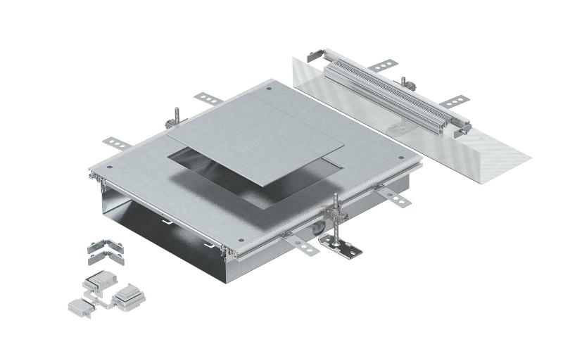 Монтажная секция для канала OKA-W 6050 для лючка GES6 (сталь) (OKA-W A 6050 6) | 7424902 | OBO Bettermann — OBO Bettermann
