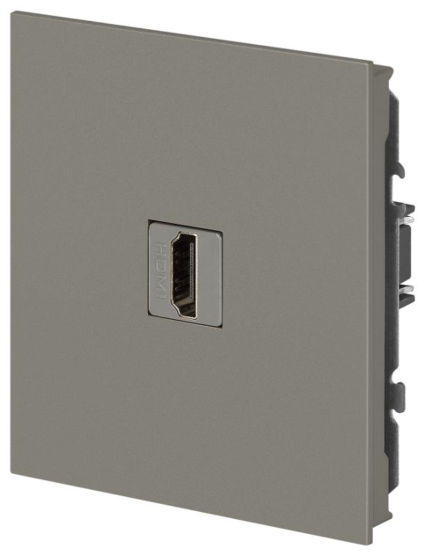 Розетка Arktik 16-3114-07 HDMI титан | Б0070510 | ЭРА — миниатюра 3