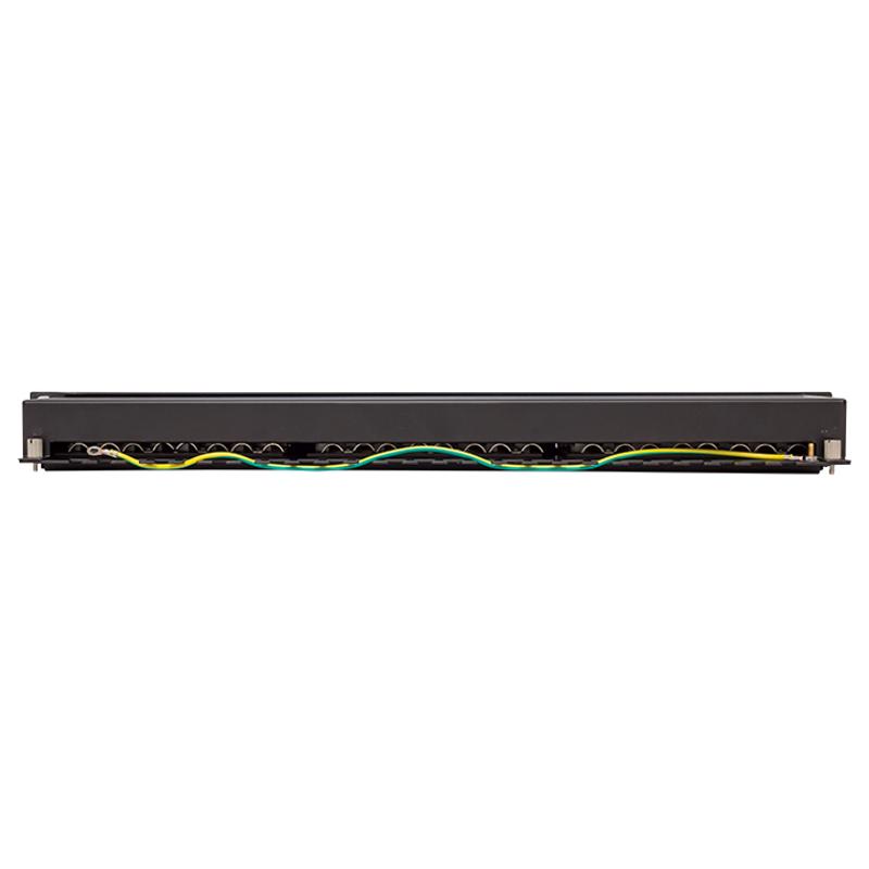 Патч-панель TERACOM CS 19'' Cat.6 1U полный экран STP 24 порта RJ-45 Dual IDC с органайзером|TRCS-PPNL-6STP-1U24|EKF — миниатюра 4