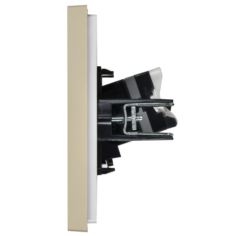 FORTE&PIANO Розетка комп. RJ45 кат.5E FP432 ваниль | FP-K10-1-K10 | IEK — миниатюра 4