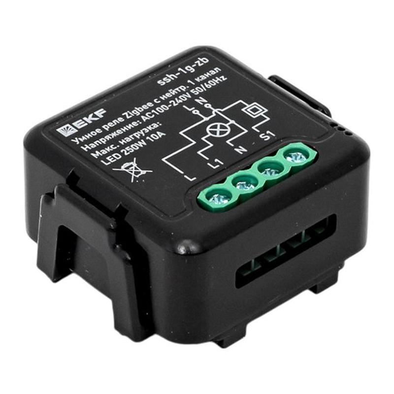 Умное реле в подрозетник 1-канальное с нейтралью Zigbee EKF Connect Select | ssh-1g-zb | EKF — миниатюра 8