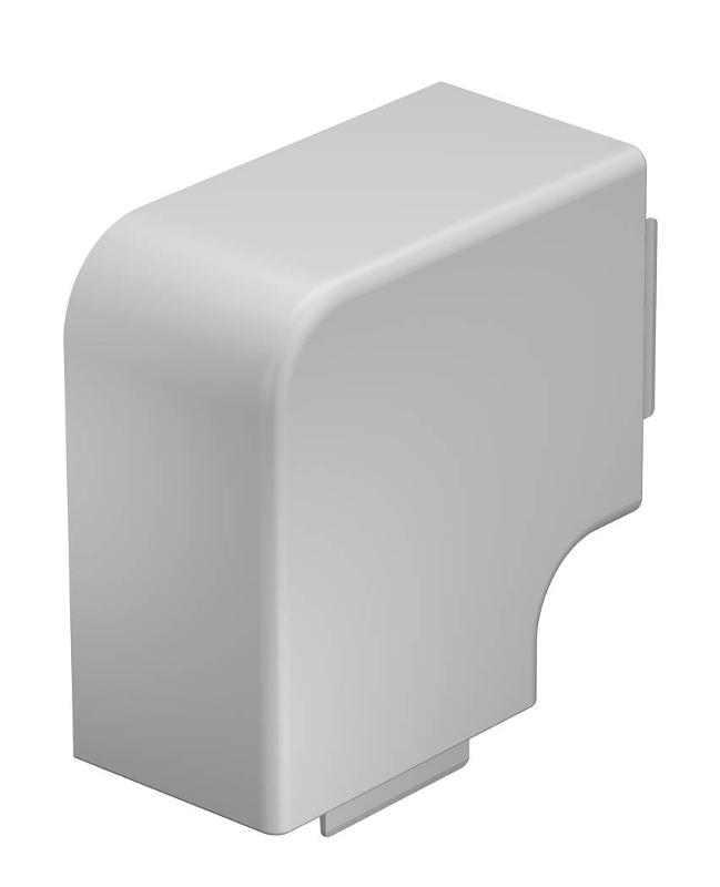 Крышка плоского угла кабельного канала WDK 60x90 мм (ПВХ,светло-серый) (WDK HF60090LGR) | 6183417 | OBO Bettermann — OBO Bettermann