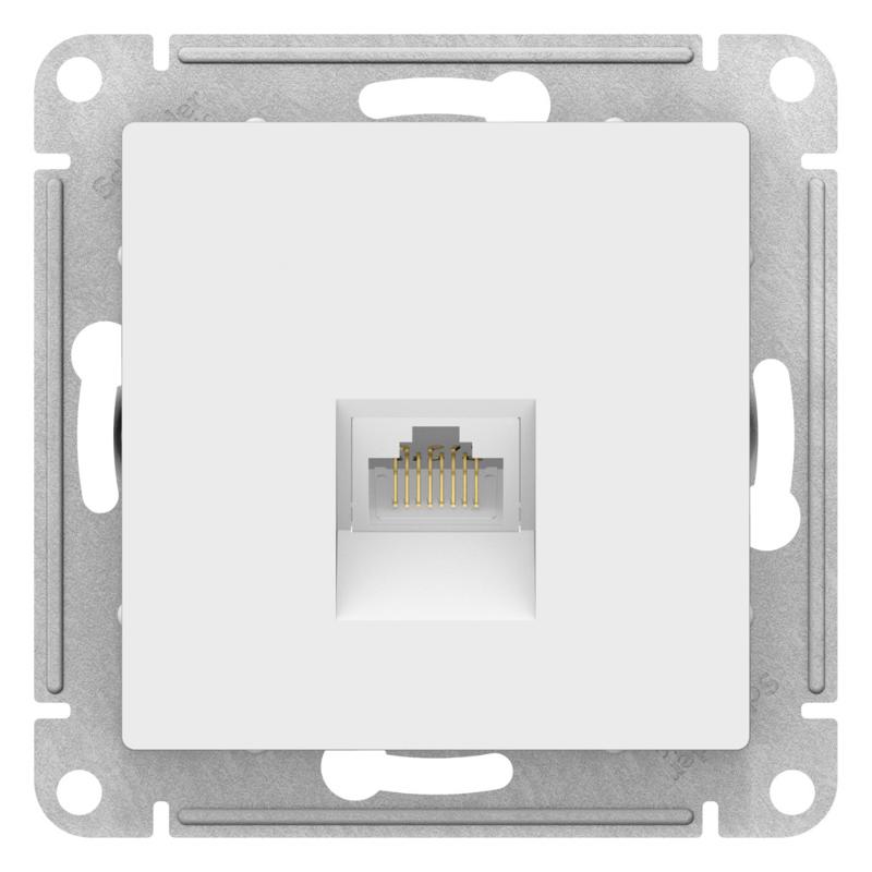 AtlasDesign Лотос Розетка компьютерная RJ45, кат. 6A, механизм | ATN001386 | SE — миниатюра 2